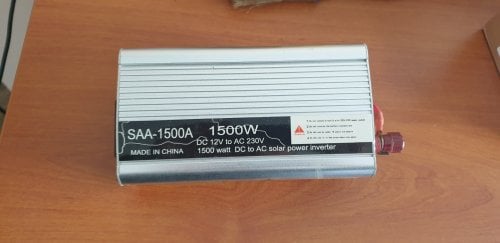 Περισσότερες πληροφορίες για "INVERTER 110V 1500WATT DC TO AC"