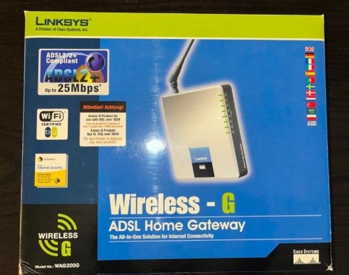 Περισσότερες πληροφορίες για "Linksys WAG200G Annex-B Modem/Router 20 €"