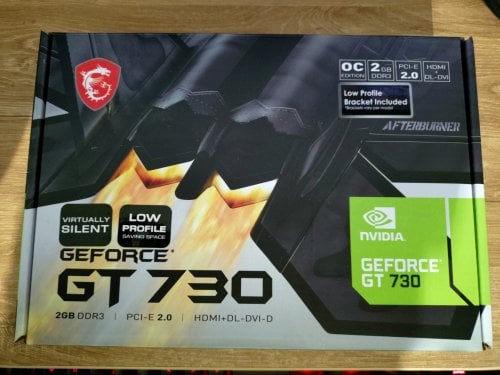 Περισσότερες πληροφορίες για "MSI NVIDIA GeForce GT 730 2GB LP"