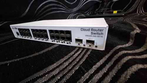 Περισσότερες πληροφορίες για "MikroTik crs326-24g-2s+in"