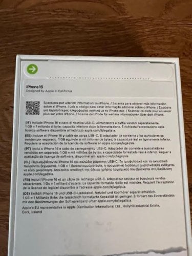 Περισσότερες πληροφορίες για "Apple iPhone 16 (Μπλε/128 GB)"