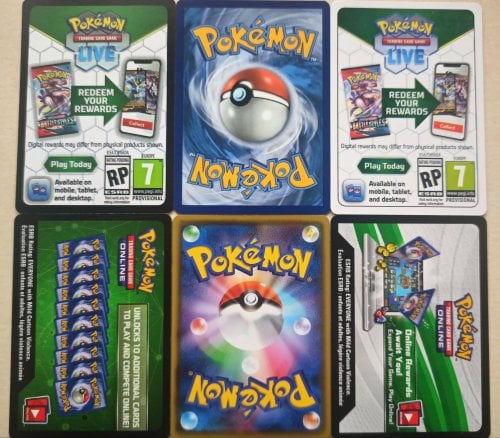 Περισσότερες πληροφορίες για "Pokemon TCG - Random Card Bulks & TCGO Code Cards/Χύμα τυχαίες κάρτες & Online κωδικοί"