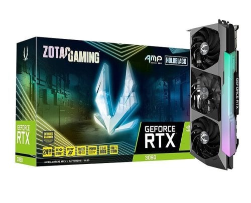 Περισσότερες πληροφορίες για "Zotac RTX 3090 24GB AMP Extreme Holo"
