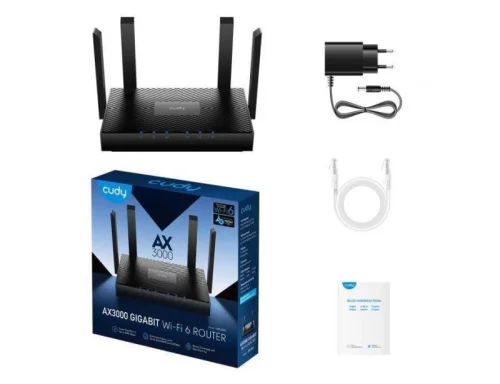 Περισσότερες πληροφορίες για "WR3000 Ασύρματο Router Wi‑Fi 6 με 4 Θύρες Gigabit Ethernet Έξτρα Virtual Private Network (VPN)Ναι"
