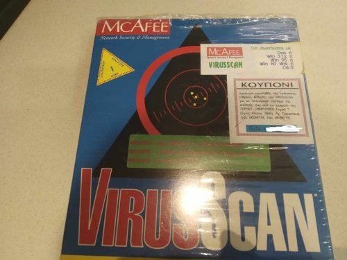 Περισσότερες πληροφορίες για "ΠΩΛΕΙΤΑΙ MCAFEE VIRUSCAN DOS&WIN3.x & WIN95 V2.0 ΟΛΟΚΑΙΝOYΡΓΙΟ. (RETRO SOFTWARE). TIMH 20€."