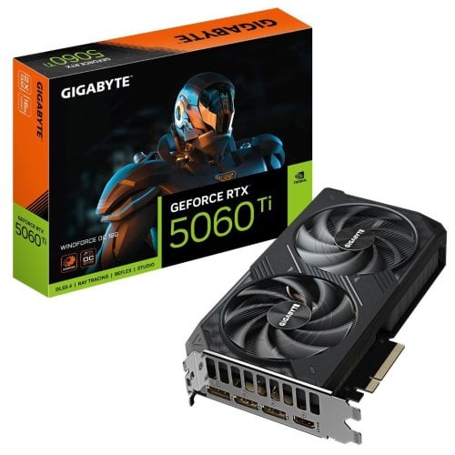Περισσότερες πληροφορίες για "GIGABYTE GeForce RTX 5060 Ti WINDFORCE 16G"