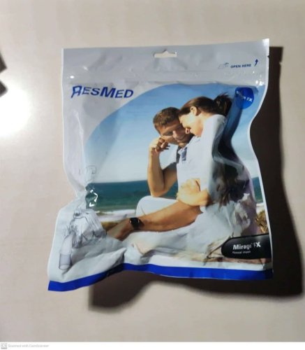 Περισσότερες πληροφορίες για "Μάσκα cpap Resmed Mirage FX"
