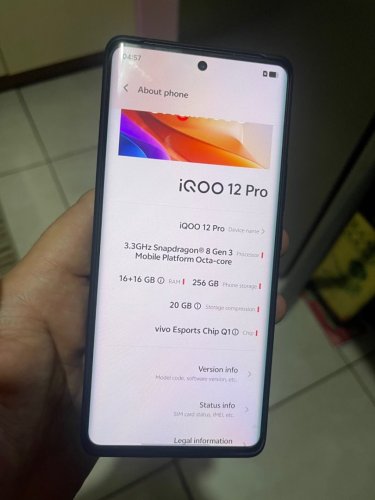 Περισσότερες πληροφορίες για "Iqoo 12 pro"