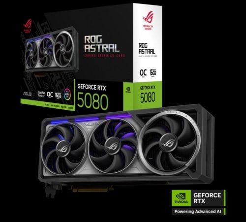 Περισσότερες πληροφορίες για "ASUS RTX 5080 ROG ASTRAL OC 16G"