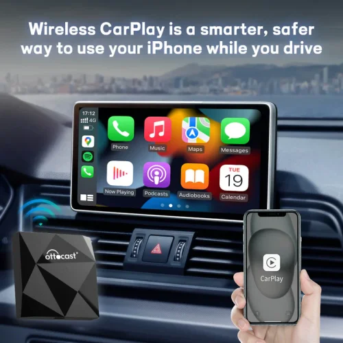 Περισσότερες πληροφορίες για "Wireless Apple CarPlay Ottocast USB Adapter Navigation Player IN BOX"