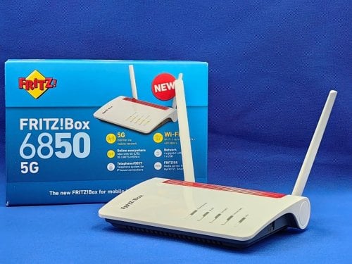 Περισσότερες πληροφορίες για "5G MODEM ROUTER  AVM FRITZ!Box 6850 5G"