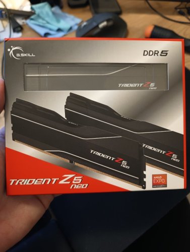 Περισσότερες πληροφορίες για "64GB DDR5 (2x32GB), Ταχύτητα 6000 CL30. Ολοκαίνουργιες Μνήμες RAM G.Skill Tridentz Z5 Neo."