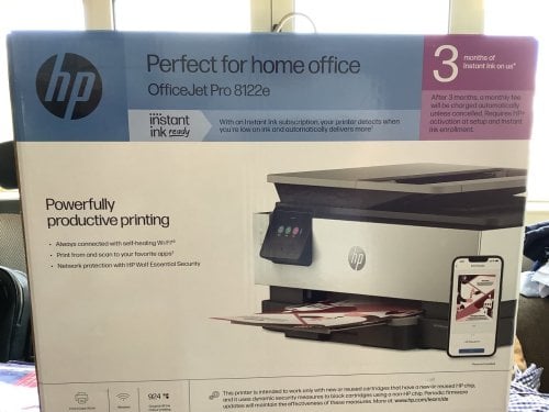 Περισσότερες πληροφορίες για "HP Officejet Pro 8122e Instant Ink Πολυμηχάνημα Inkjet"