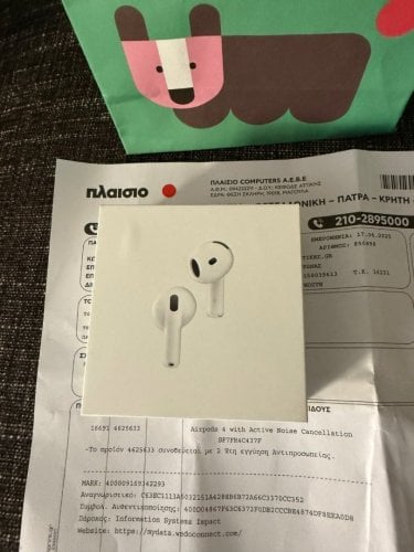 Περισσότερες πληροφορίες για "APPLE AIRPODS 4 ACTIVE NOISE CANCELATION ολοκαίνουργια"