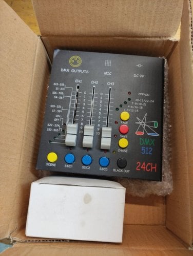 Περισσότερες πληροφορίες για "DMX 512 Light Controller κονσόλα φωτισμού"