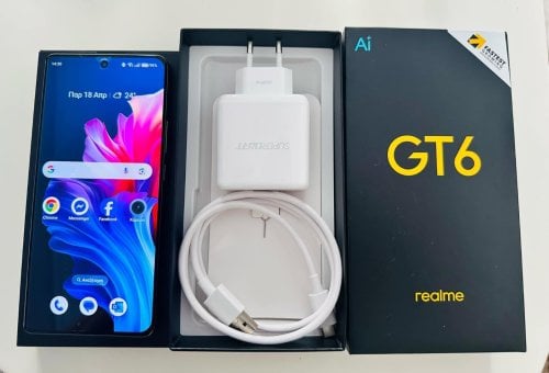 Περισσότερες πληροφορίες για "Realme GT 6 5G Dual SIM (16GB/512GB) Razor Green"