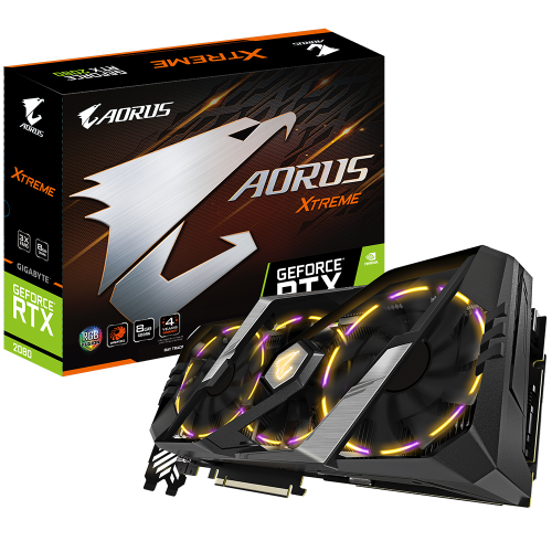 Περισσότερες πληροφορίες για "Gigabyte AORUS GeForce RTX 2080 XTREME 8G"