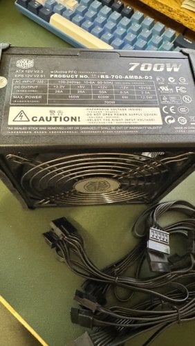 Περισσότερες πληροφορίες για "Cooler Master Silent Pro M 700W ATX Power Supply Black PSU τροφοδοτικο"