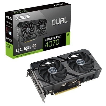 Περισσότερες πληροφορίες για "Asus VGA GeForce RTX 4070 Dual Evo 12 GB"