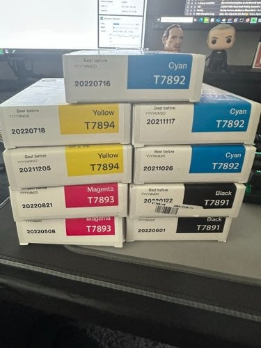 Περισσότερες πληροφορίες για "EPSON T7891— σφραγισμένα και αχρησιμοποίητα!"