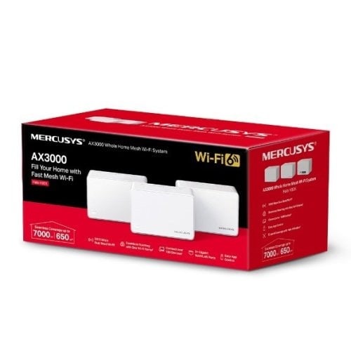 Περισσότερες πληροφορίες για "Mercusys H80X Mesh WiFi 6 Τριπλό Κιτ (2 ΚΙΤ ΔΙΑΘΕΣΙΜΑ)"