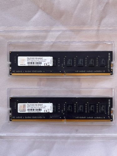 Περισσότερες πληροφορίες για "G.skill μνήμες ram DDR4 8GB (2x4) 2133MHz"