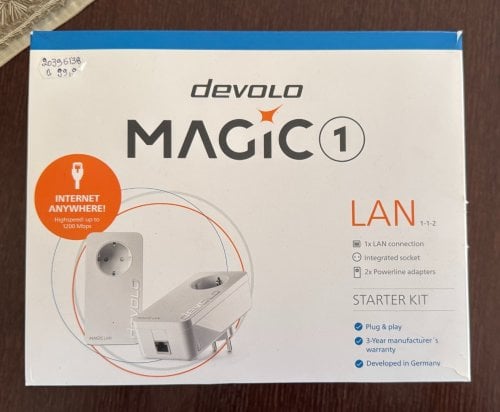 Περισσότερες πληροφορίες για "Devolo Magic 1 LAN 1-1"
