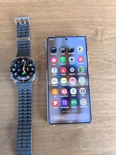 Περισσότερες πληροφορίες για "Samsung Galaxy S25 Ultra (Μαύρο/512 GB) + Samsung Galaxy Watch Ultra"
