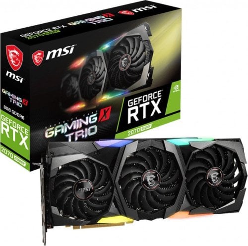 Περισσότερες πληροφορίες για "MSI GeForce RTX 2070 SUPER GAMING X TRIO"