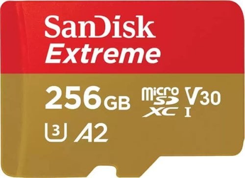 Περισσότερες πληροφορίες για "Sandisk Extreme 256GB MicroSD"