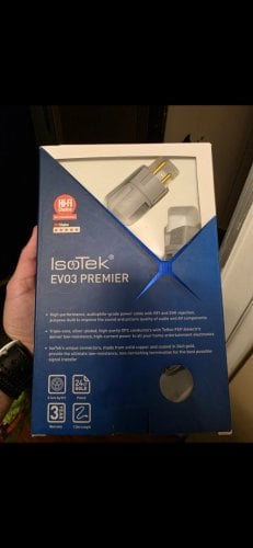 Περισσότερες πληροφορίες για "Isotek Evo 3 Premier C19 καλώδιο ρεύματος"