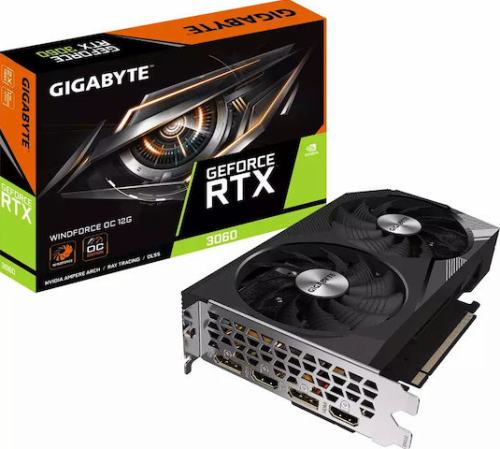 Περισσότερες πληροφορίες για "Gigabyte GeForce RTX 3060 WINDFORCE OC 12G (rev. 2.0) Θεσσαλονικη"