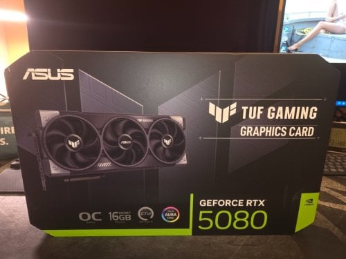 Περισσότερες πληροφορίες για "Asus GeForce RTX 5080 16GB GDDR7 TUF Gaming OC Edition"