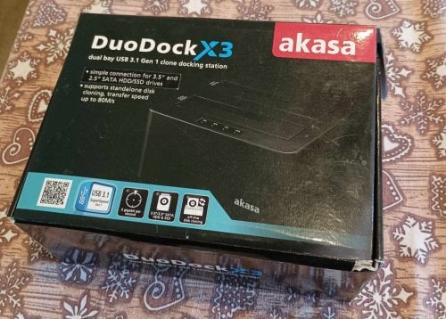 Περισσότερες πληροφορίες για "Akasa DuoDockx3 docking/cloning station"