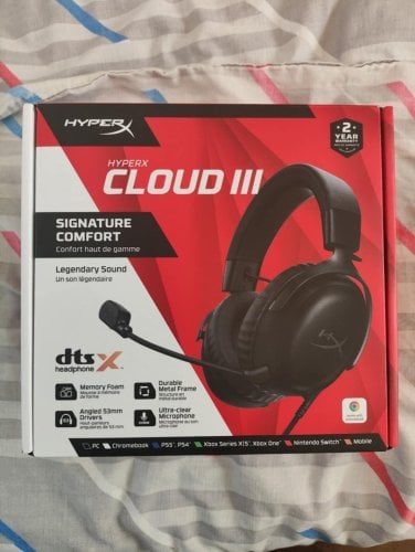 Περισσότερες πληροφορίες για "HyperX Cloud 3 - SEALED"