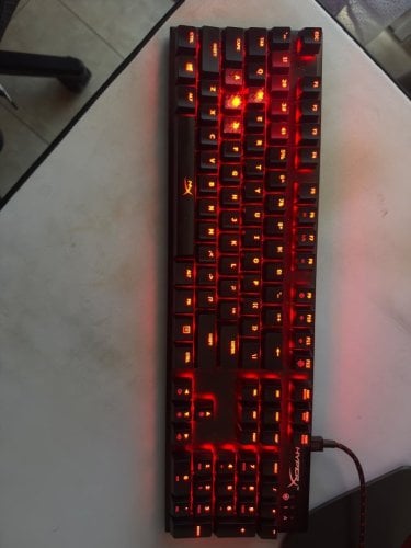 Περισσότερες πληροφορίες για "HyperX Alloy FPS Pro Gaming Πληκτρολόγιο Tenkeyless με Cherry MX Red διακόπτες και Φωτιζόμενα πλήκτρ"