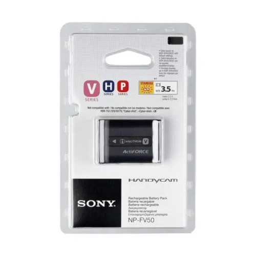 Περισσότερες πληροφορίες για "Np-fv50 battery"