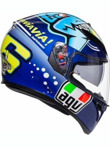 Περισσότερες πληροφορίες για "AGV K-3 SV Top Rossi Misano 2015 Max Pinlock Κράνος Μηχανής Full Face 1530gr με Pinlock και Sunvisor"