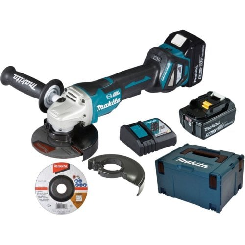 Περισσότερες πληροφορίες για "MAKITA Cordless angle grinder kit"