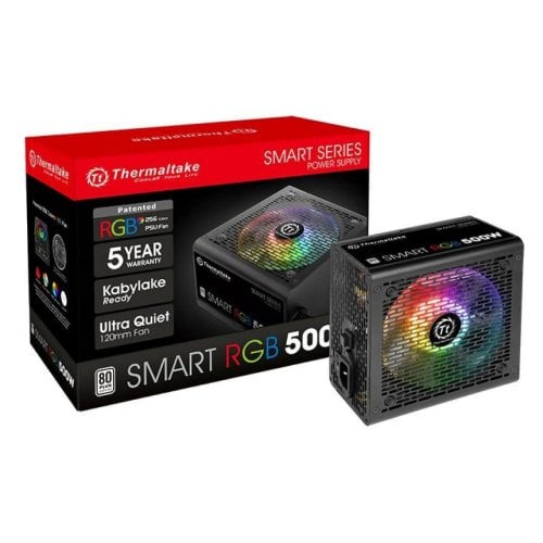 Περισσότερες πληροφορίες για "Thermaltake Smart RGB 500W Non Modular 80 Plus"