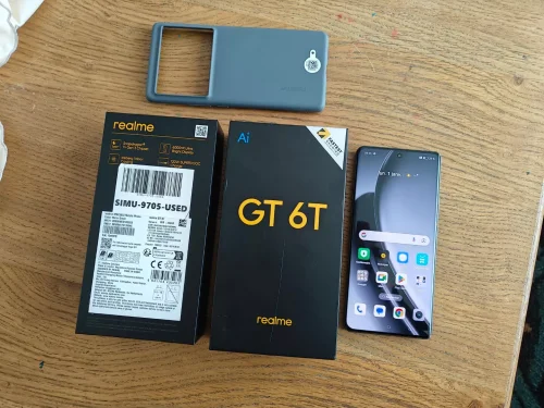 Περισσότερες πληροφορίες για "realme GT 6T (Ασημί/256 GB) Ζητειται"