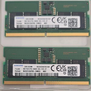 Περισσότερες πληροφορίες για "DDR5 Samsung ram 2 x 8gb"
