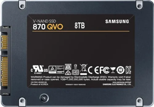 Περισσότερες πληροφορίες για "SAMSUNG 870 QVO 8TB SATA3"