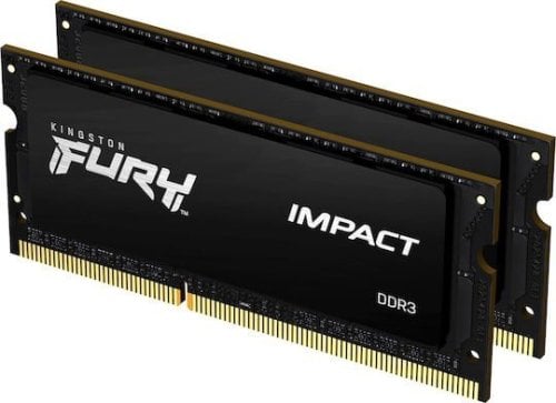Περισσότερες πληροφορίες για "Kingston Hyper X - FURY Impact so-dimm DDR3 kit  16gb (2x8)  1866 mhz για laptop και iMac"