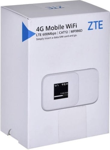 Περισσότερες πληροφορίες για "ZTE 4G uFi MF986D Ασύρματο 4G Φορητό Hotspot Wi‑Fi 5"