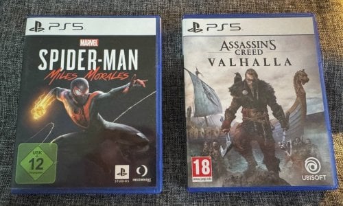 Περισσότερες πληροφορίες για "Spiderman Miles Morales & Assassins Creed Valhalla"