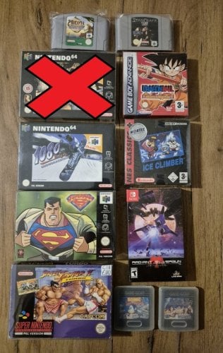 Περισσότερες πληροφορίες για "Nintendo Games - Dragon Ball, Superman 64, Ice Climber"