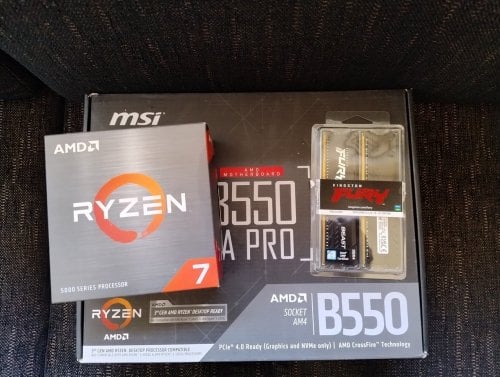 Περισσότερες πληροφορίες για "ΣΕΤ :AMD Ryzen 7 5700X (Box),M/B MSI B550 A-PRO,RAM KINGSTON FURY DDR4 32GB"