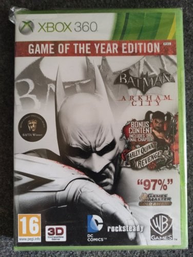 Περισσότερες πληροφορίες για "BATMAN ''Arkham City'' Game Of The Year Edition (XBOX 360) / (ΚΑΙΝΟΥΡΓΙΟ - Κλειστη Συσκευασια)"