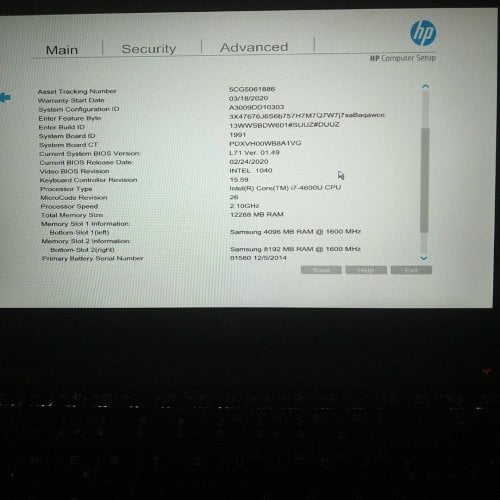 Περισσότερες πληροφορίες για "Hp elitebook 820 g1 i7 12,5""